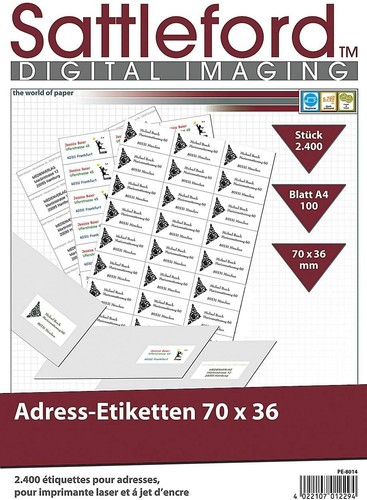 2400 etiketten 36 mm - etiketten,