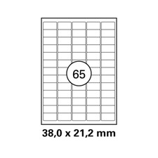 50 Blatt Drucker Etiketten 38