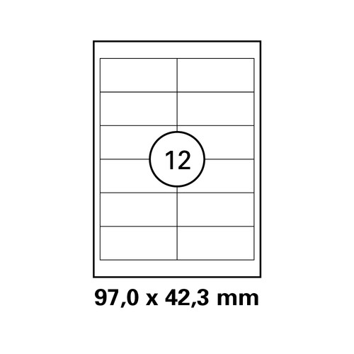 Blatt drucker etiketten 97 - etiketten,