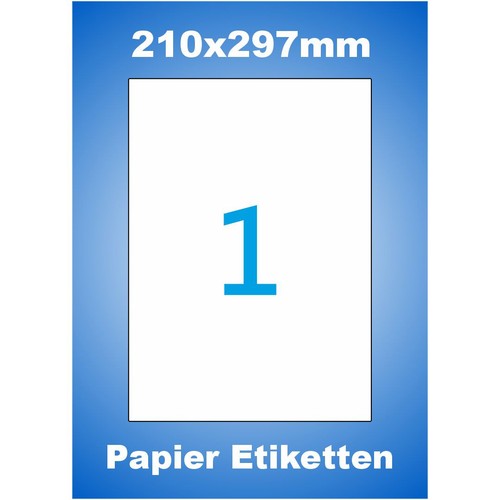 100 blatt etiketten 210x297 - etiketten,