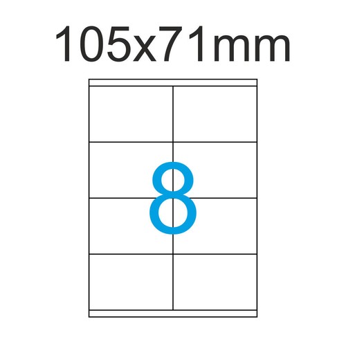 105x71mm etiketten blatt - etiketten, 90