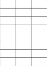 70x37 mm DIN A4 Etiketten Post