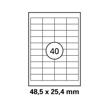 10 Blatt Drucker Etiketten