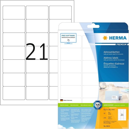 Herma 8632 adressaufkleber - herma,