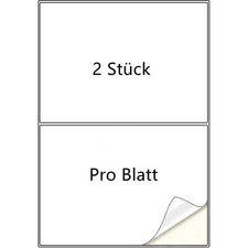 A4 Etiketten Klebeetiketten