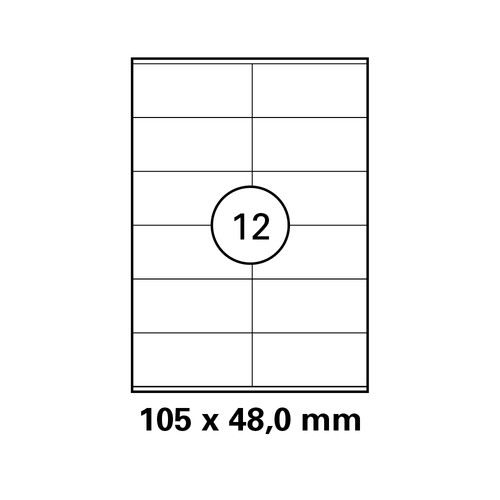 Blatt drucker etiketten - etiketten, 105