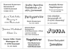 Adressaufkleber 48,5 x 25,4 mm