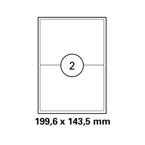 Blatt drucker etiketten - 50,