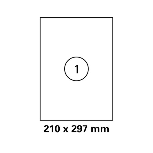 100 drucker etiketten - st., 210