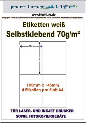000 etiketten 105 148 mm - etiketten, x