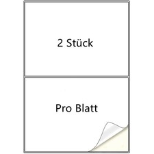 Präzise A4 Adressetiketten 50