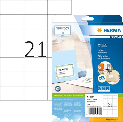 Herma 5054 adressetiketten 25 - herma,