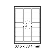 50 Blatt Drucker Etiketten